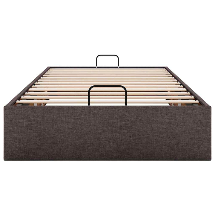 osmannisk sengeramme uden madras 90x190 cm stof mørkebrun