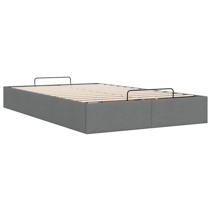 osmannisk sengeramme uden madras 120x200 cm stof mørkegrå
