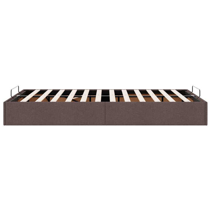 osmannisk sengeramme uden madras 120x200 cm stof mørkebrun
