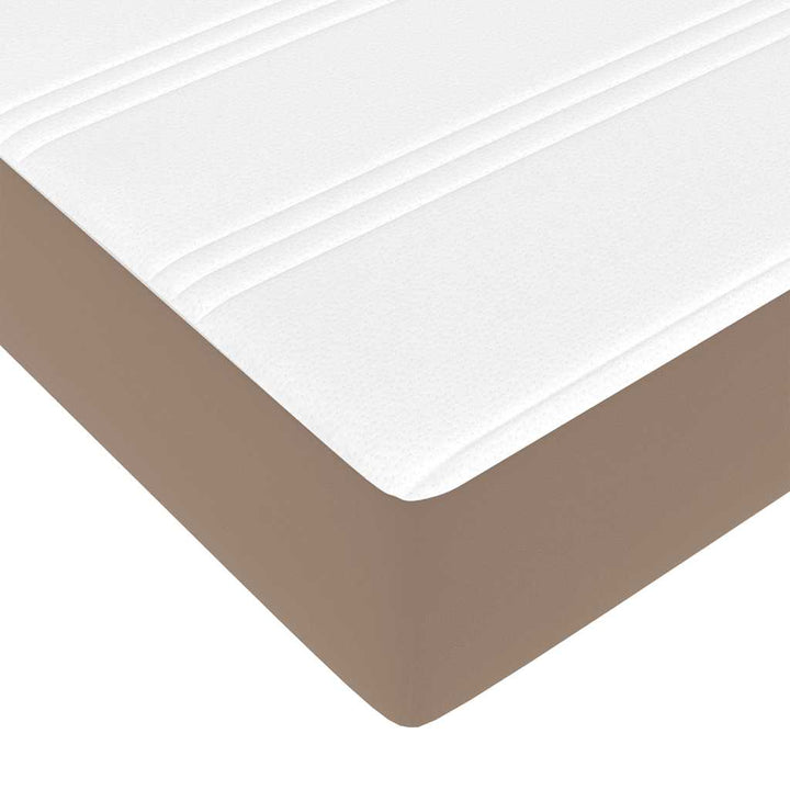 osmannisk sengeramme med madras 100x200cm kunstlæder