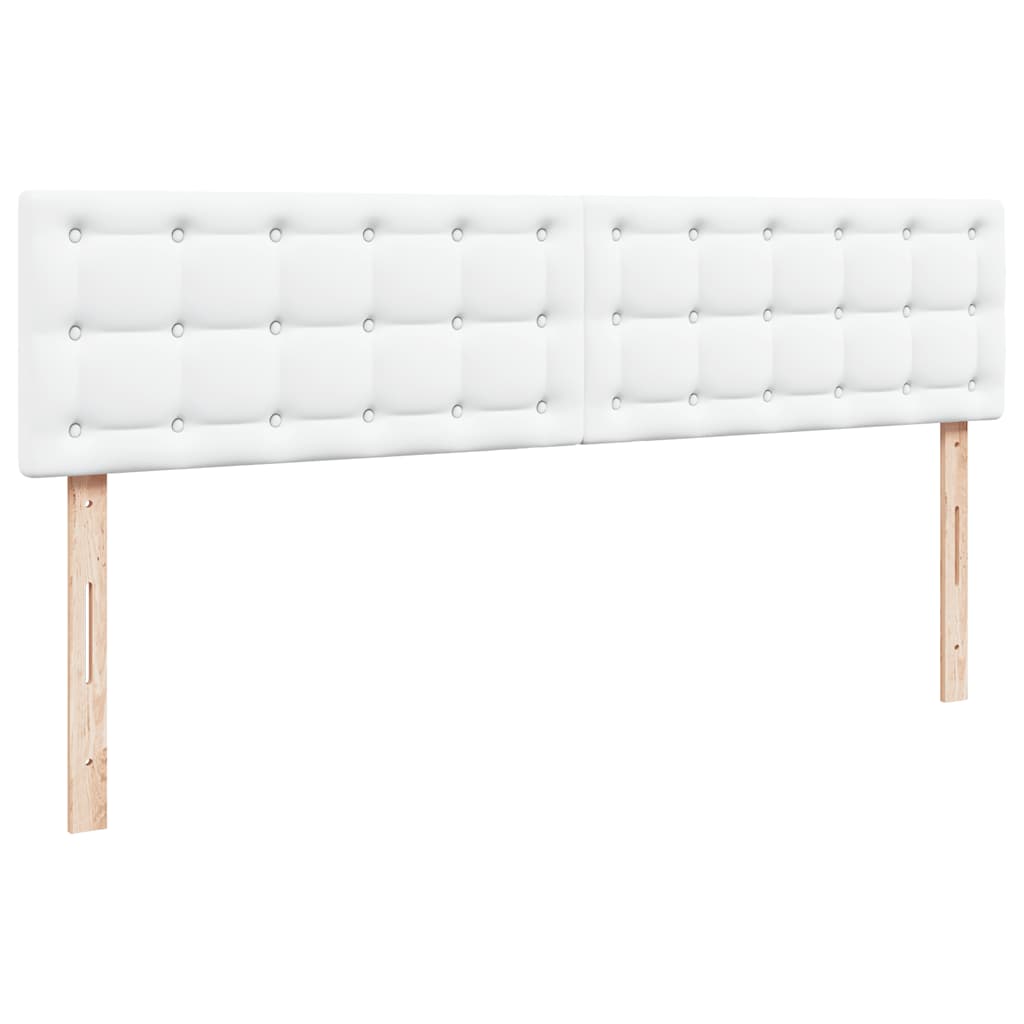 osmannisk sengeramme med madras 180x200 cm kunstlæder hvid