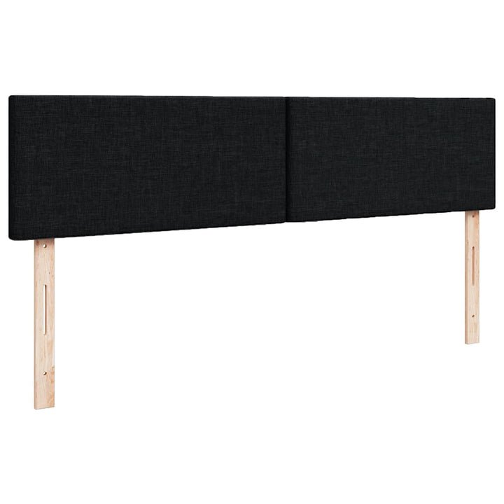ottoman seng med madras 140x190 cm stof sort