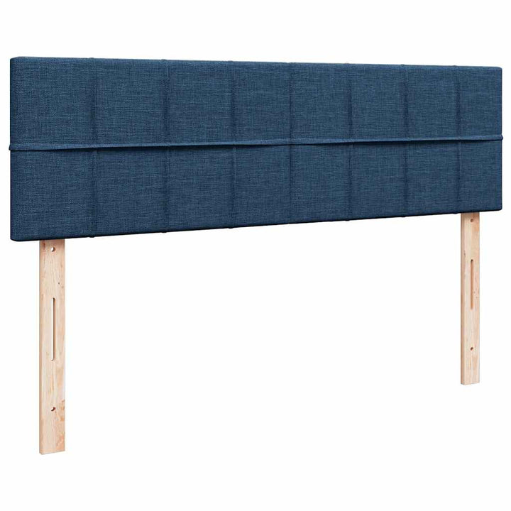 ottoman seng med madras 140x190 cm stof blå