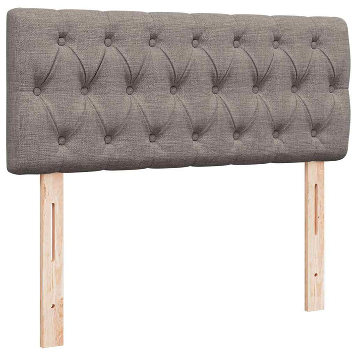 osmannisk sengeramme med madras 120x190 cm stof gråbrun