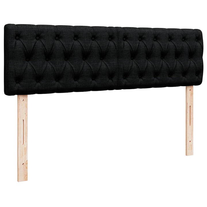 ottoman seng med madras 140x190 cm stof sort