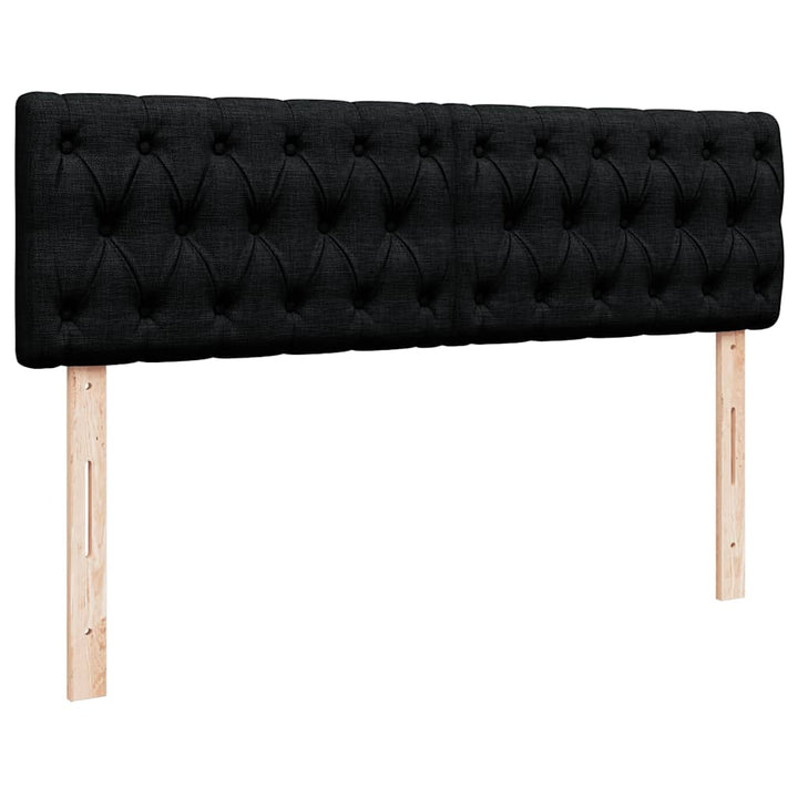 ottoman seng med madras 140x200 cm stof sort