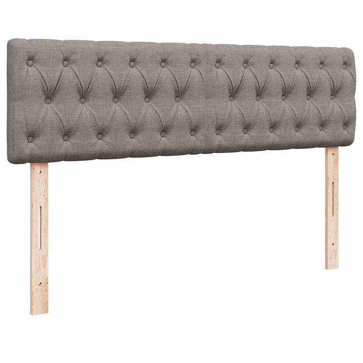 ottoman seng med madras 140x200 cm stof gråbrun