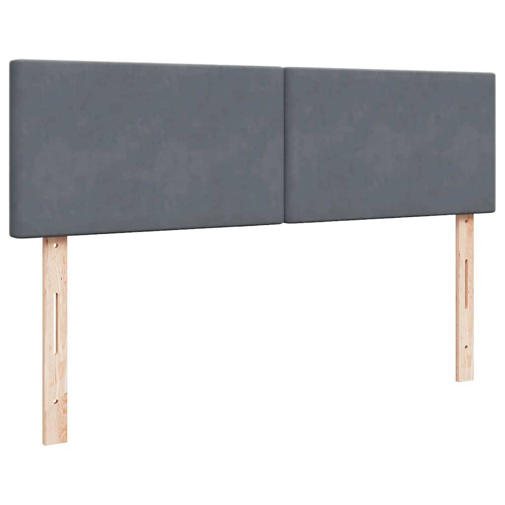 osmannisk sengeramme med madrasser 160x200 cm stof mørkegrå