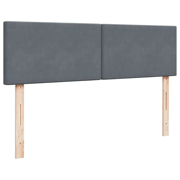 osmannisk sengeramme med madrasser 160x200 cm stof mørkegrå