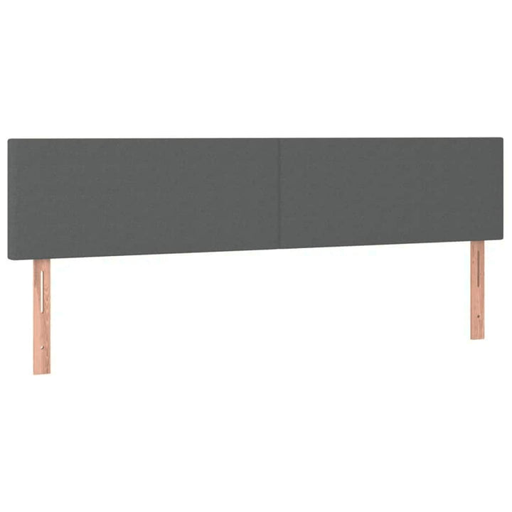 osmannisk sengeramme med madrasser 180x200 cm stof mørkegrå