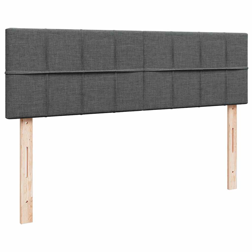 osmannisk sengeramme med madrasser 160x200 cm stof mørkegrå
