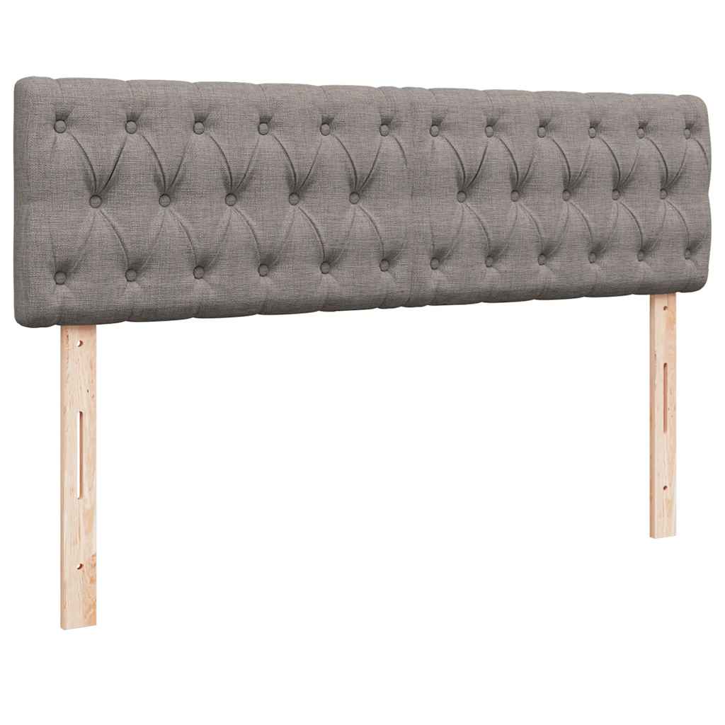osmannisk sengeramme med madrasser 160x200 cm stof gråbrun