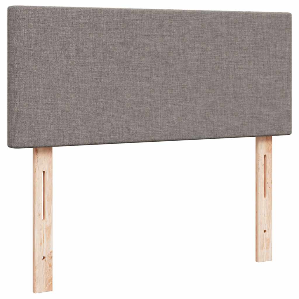 osmannisk sengeramme med madras 120x200 cm stof gråbrun