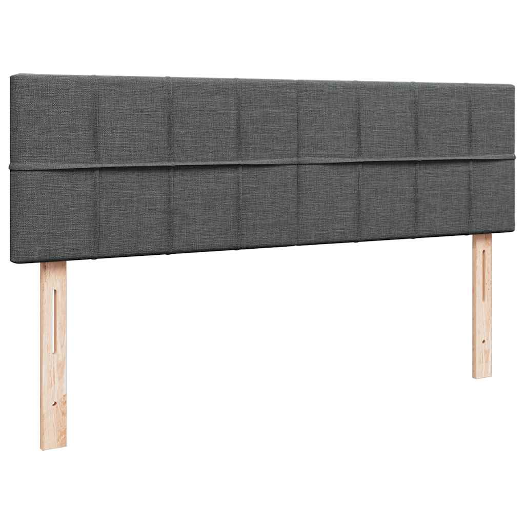 osmannisk sengeramme med madras 160x200 cm stof mørkegrå