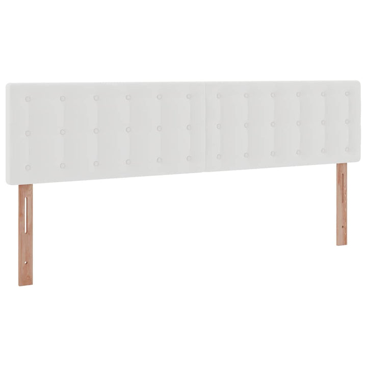 osmannisk sengeramme med madrasser 180x200 cm kunstlæder hvid