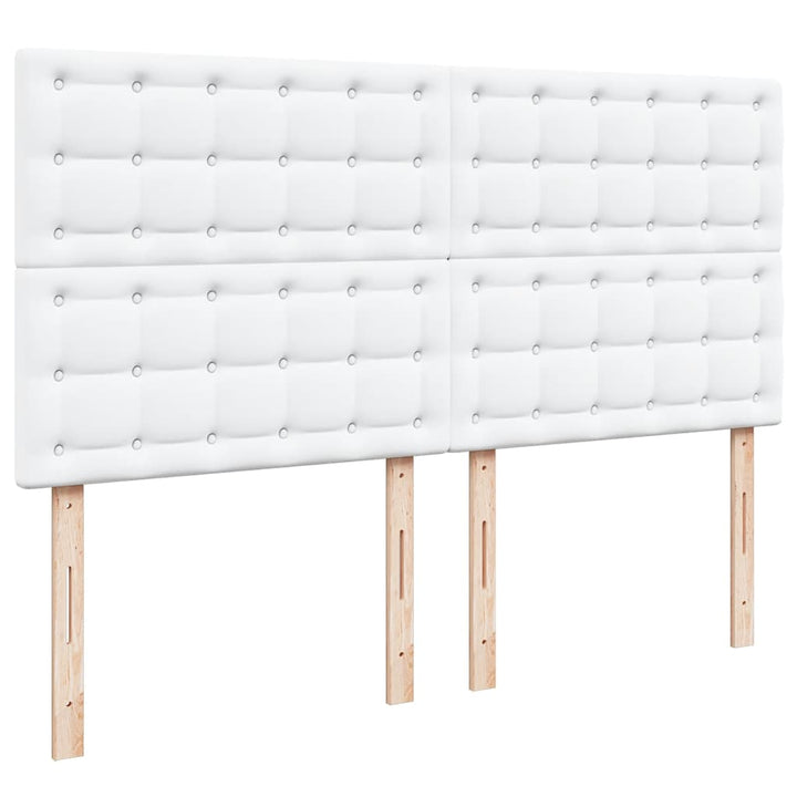 osmannisk sengeramme med madras 180x200 cm kunstlæder hvid