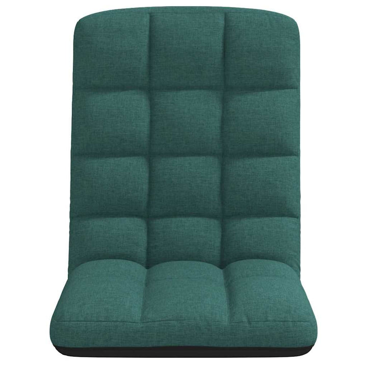 foldbar gulvstol 71x51x62 cm stof mørkegrøn