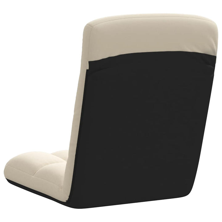 foldbar gulvstol i hør 71x51x62 cm