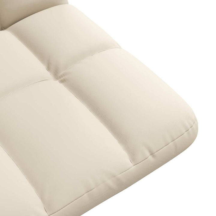 foldbar gulvstol i hør 71x51x62 cm