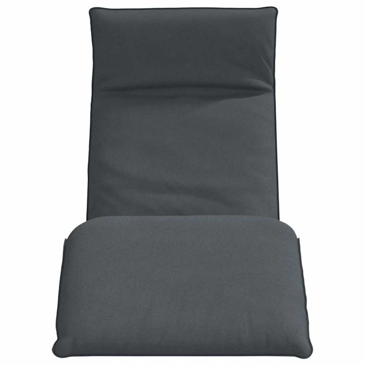 foldbar liggestol 175x54x8,5 cm oxfordstof antracitgrå
