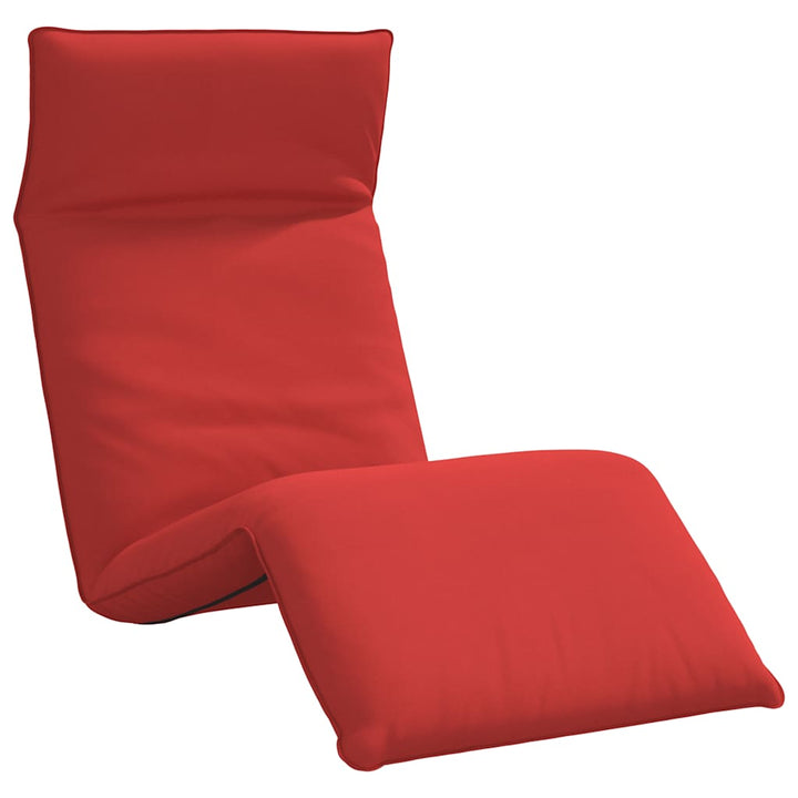 foldbar liggestol 175x54x8,5 cm oxfordstof rød