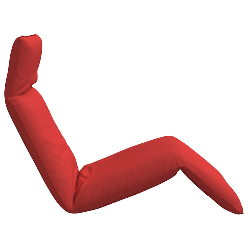 foldbar liggestol 175x54x8,5 cm oxfordstof rød