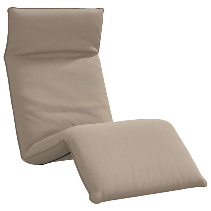 foldbar liggestol 175x54x8,5 cm oxfordstof gråbrun
