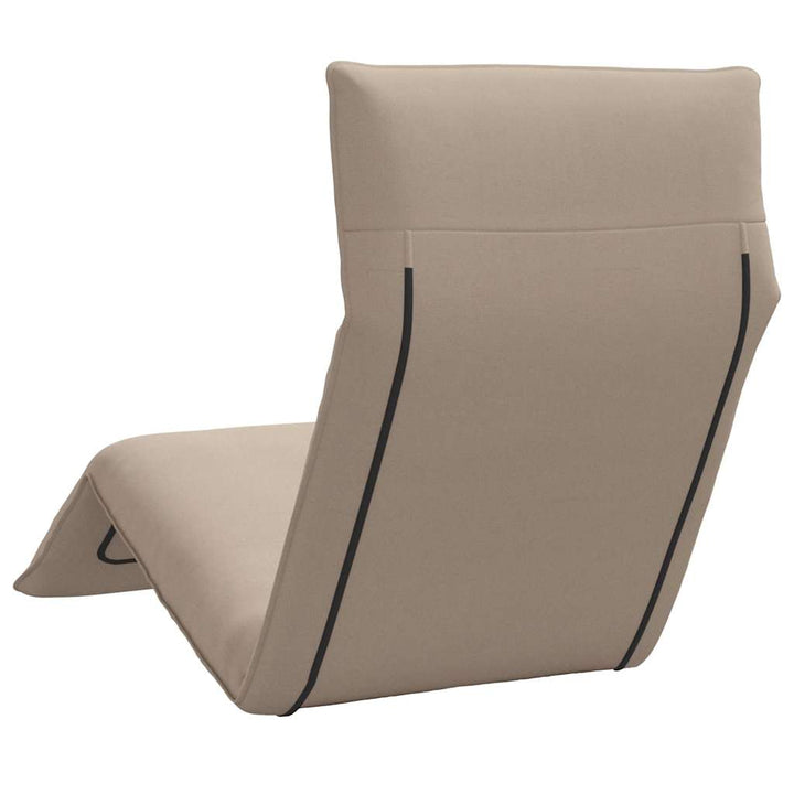 foldbar liggestol 175x54x8,5 cm oxfordstof gråbrun