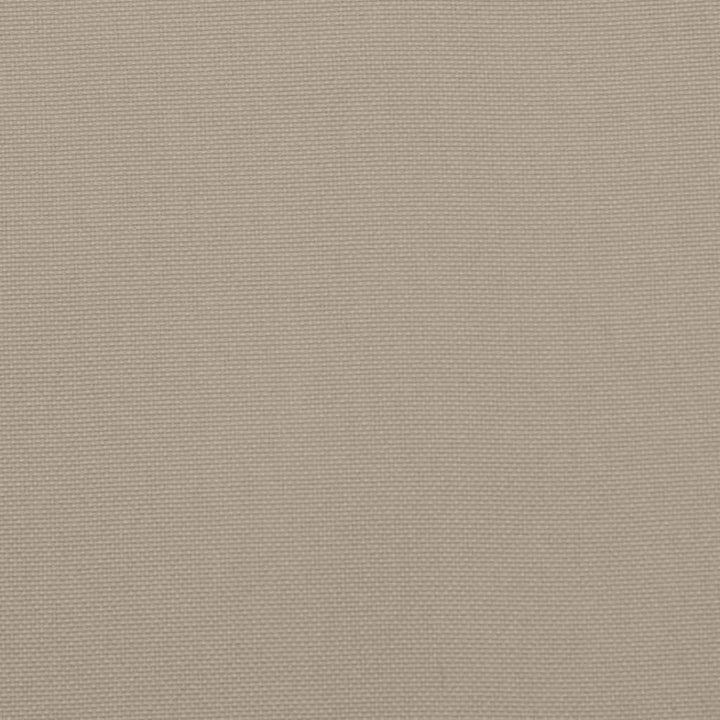 foldbar liggestol 175x54x8,5 cm oxfordstof gråbrun