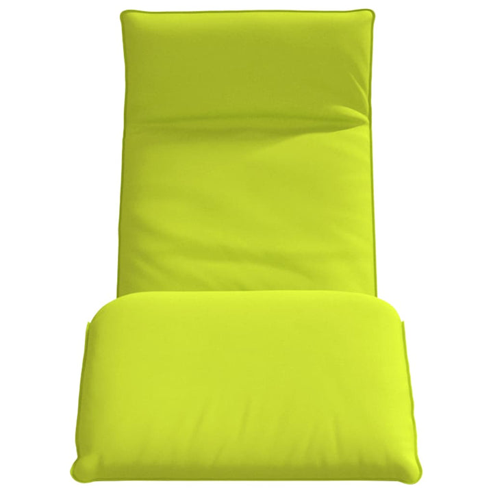 foldbar liggestol 175x54x8,5 cm oxfordstof lysegrøn