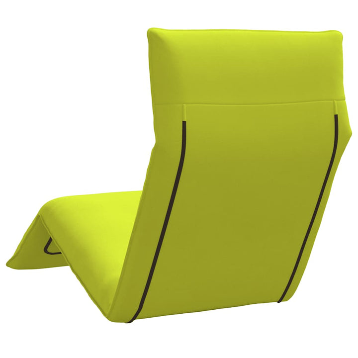 foldbar liggestol 175x54x8,5 cm oxfordstof lysegrøn