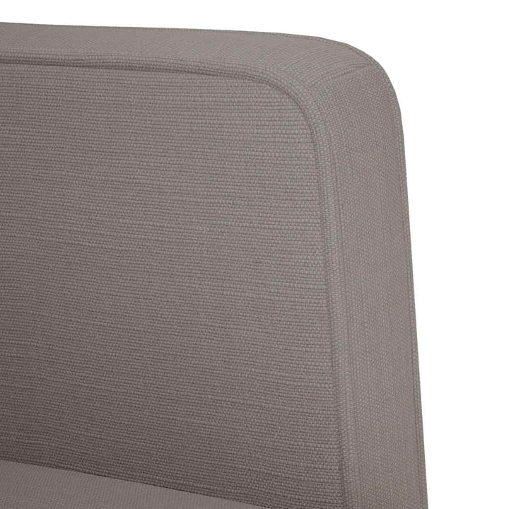 sofastol med armlæn 53 cm stof gråbrun