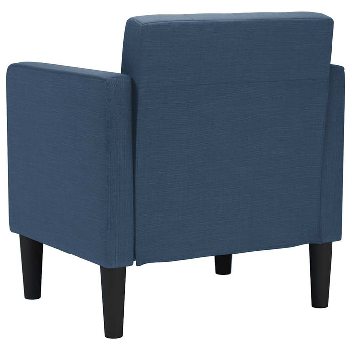 sofastol med armlæn 53 cm stof blå