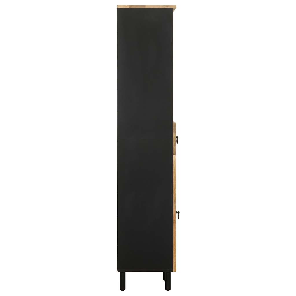 badeværelsesskab 38x33,5x160 cm massivt mangotræ