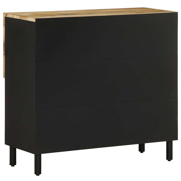 skænk 80x33,5x75 cm massivt ru mangotræ