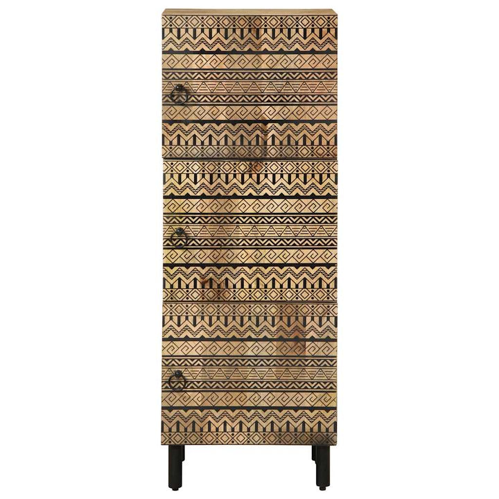 skænk 40x33,5x110 cm massivt ru mangotræ