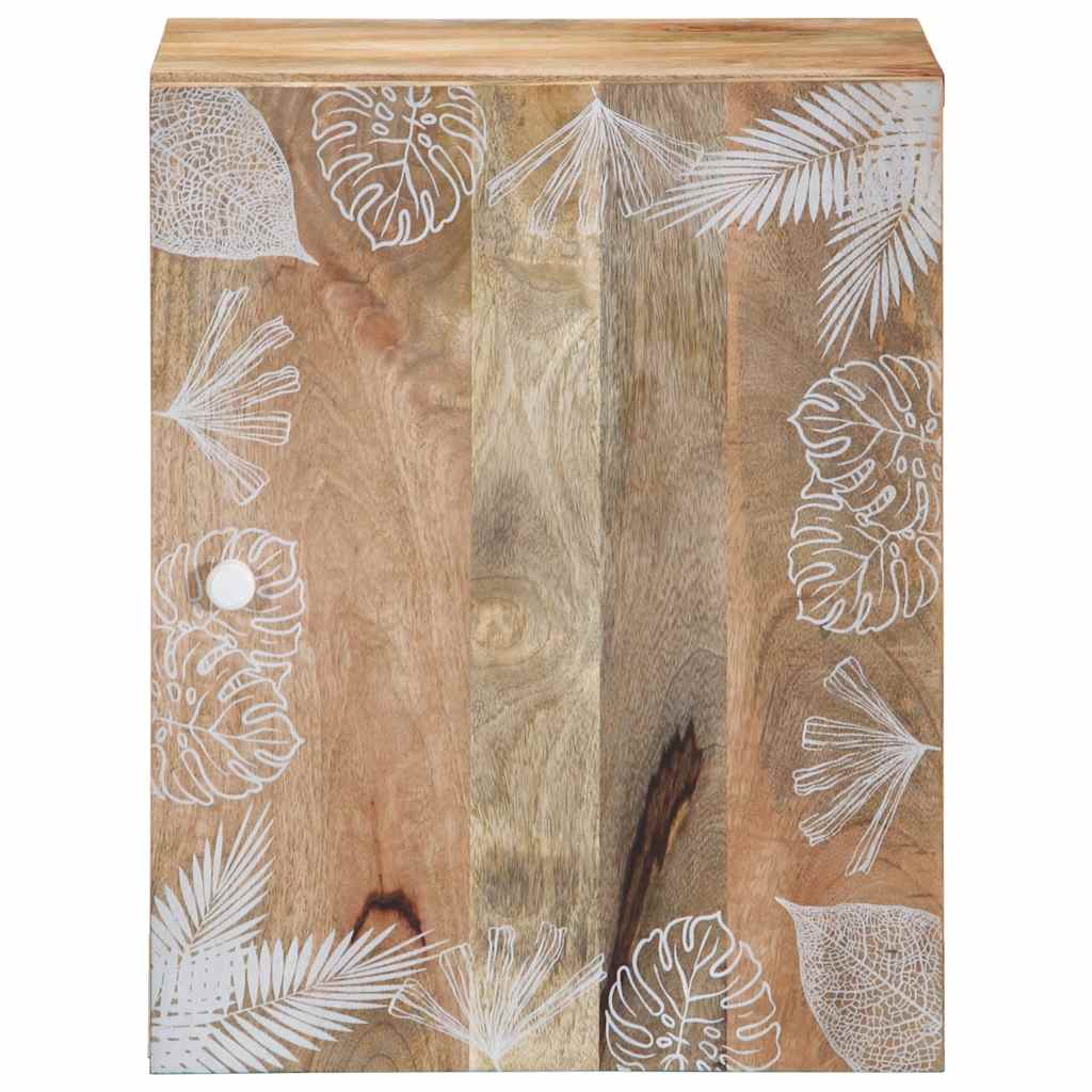 badeværelsesskab 38x33,5x48 cm massivt mangotræ