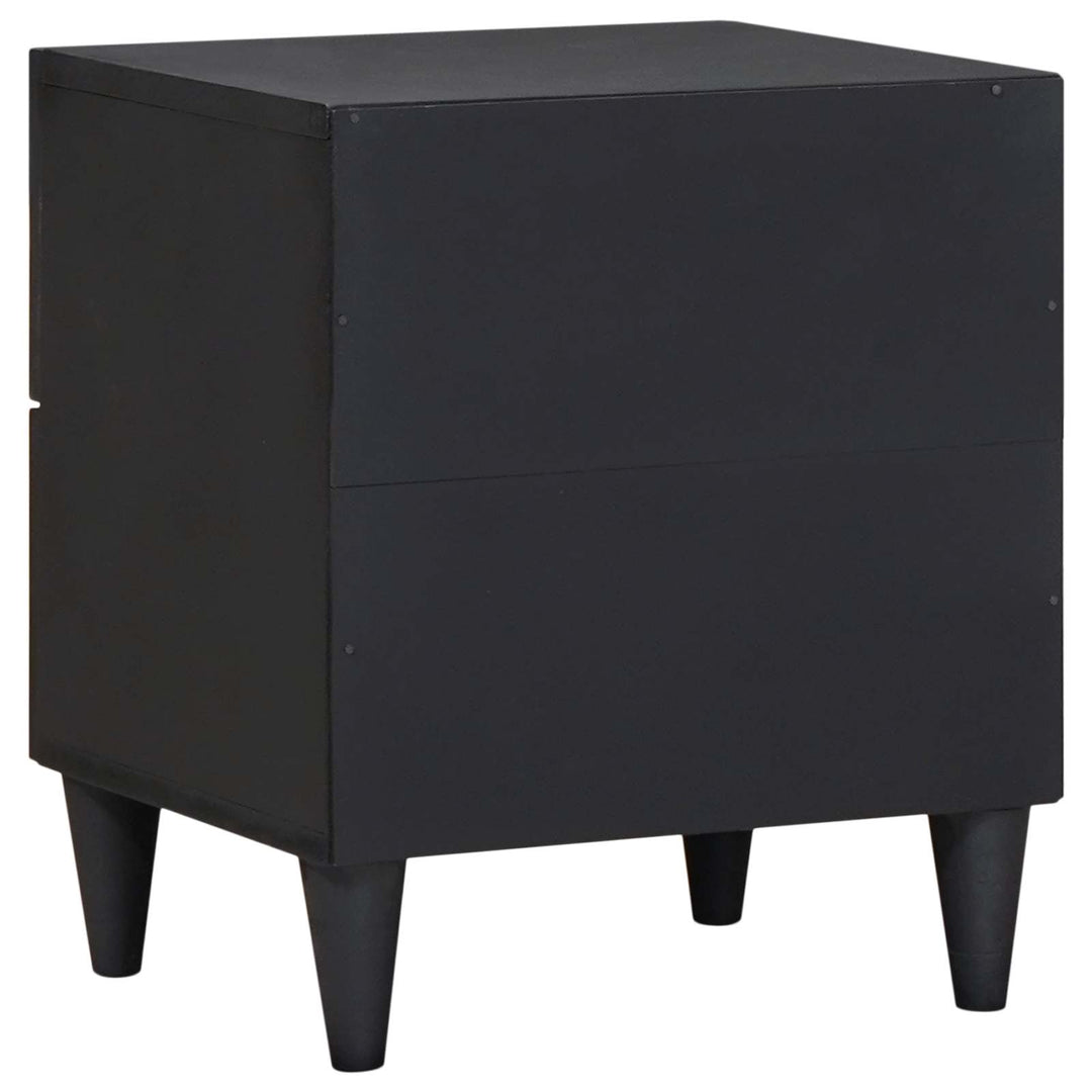 Sengebord 2 pcs Brun 40 x 33,5 x 46 cm Massivt mangotræ