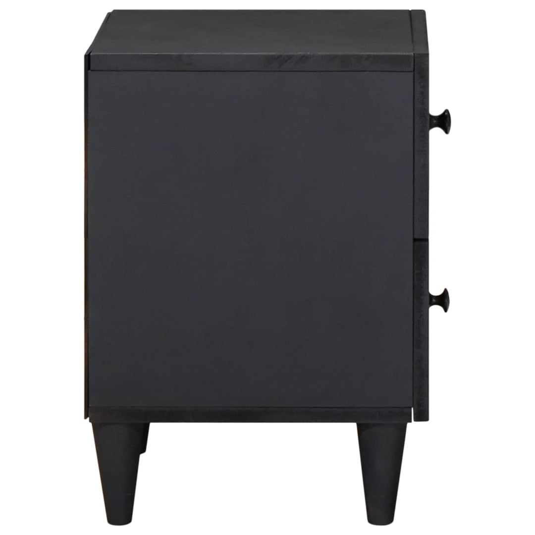 Sengebord 2 pcs Brun 40 x 33,5 x 46 cm Massivt mangotræ