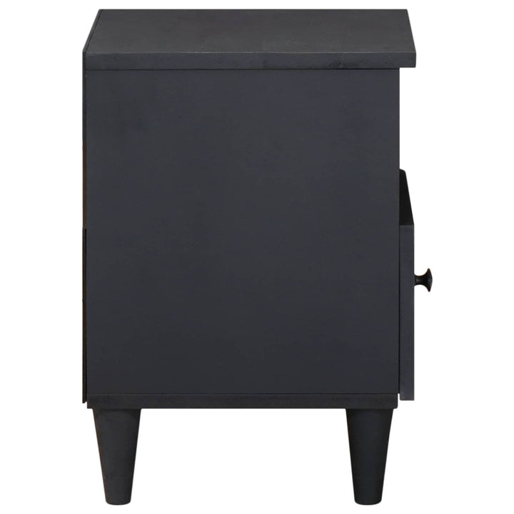 Sengebord 2 pcs Brun 40 x 33 x 46 cm Massivt mangotræ