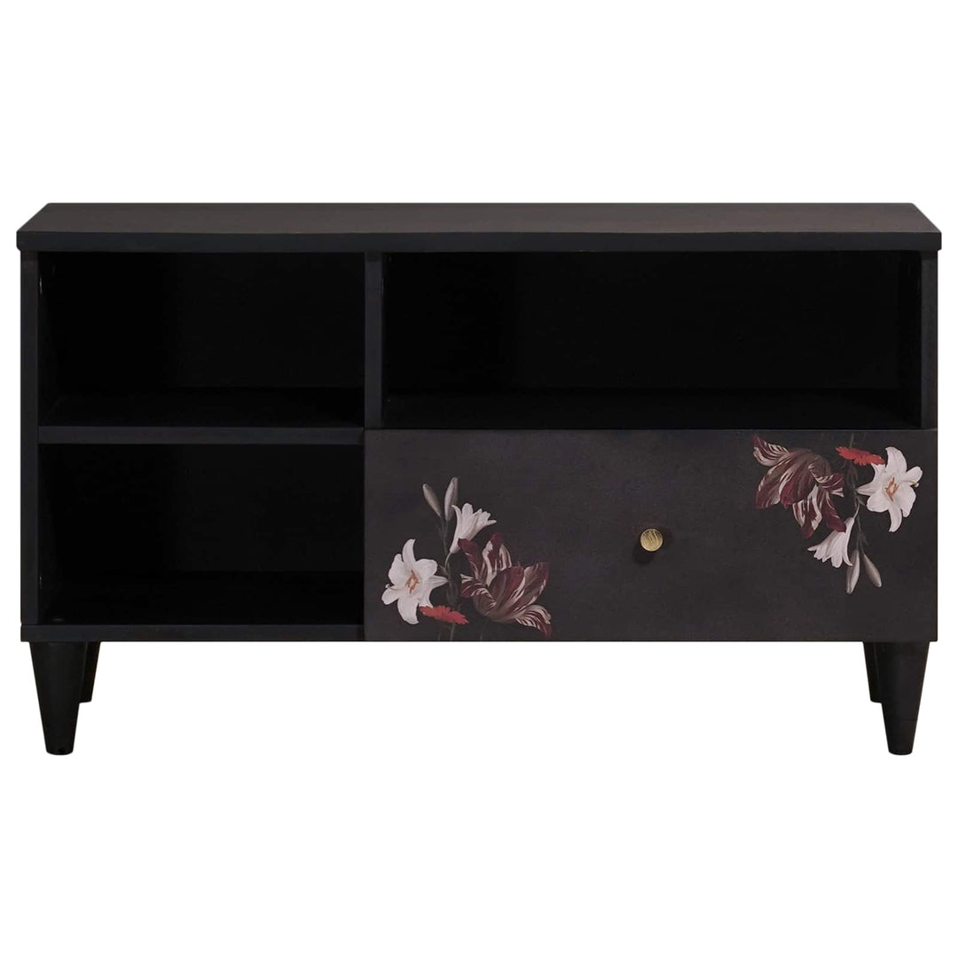 Opbevaringsskabe Flerfarvet 80 x 33,5 x 46 cm Massivt mangotræ