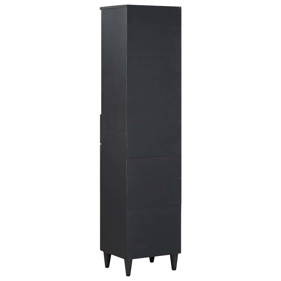 Badeværelsesskab Flerfarvet 38 x 33,5 x 160 cm Massivt mangotræ