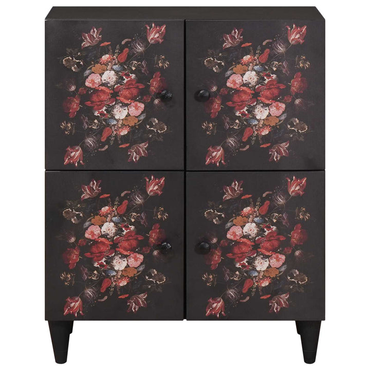 Opbevaringsskabe Flerfarvet 60 x 33,5 x 75 cm Massivt mangotræ