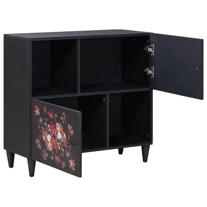 Opbevaringsskabe Flerfarvet 80 x 33,5 x 75 cm Massivt mangotræ