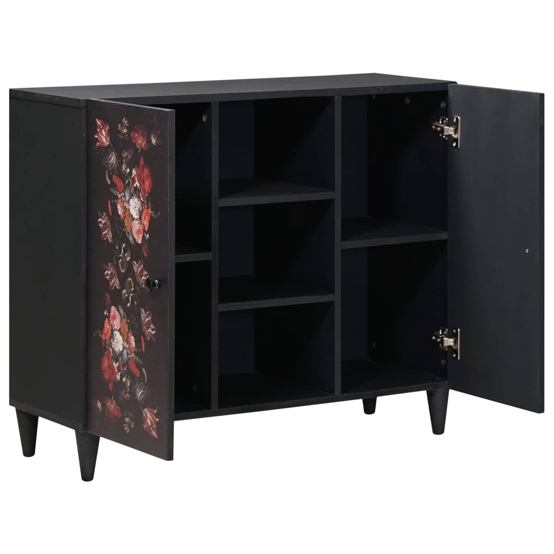 Opbevaringsskabe Flerfarvet 90 x 33,5 x 75 cm Massivt mangotræ