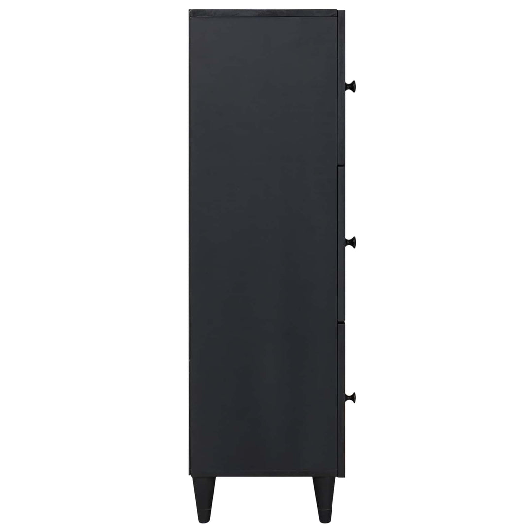 Opbevaringsskabe Flerfarvet 40 x 33,5 x 110 cm Massivt mangotræ