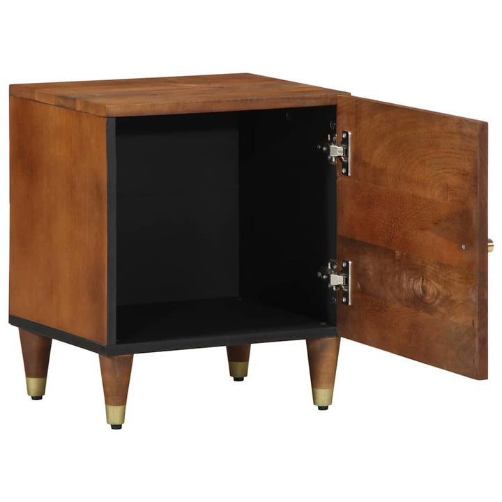 Sengebord med Dør 2 pcs Honningbrun 40 x 33 x 46 cm