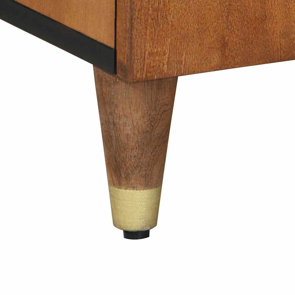 TV-skab Honningbrun 105 x 33 x 46 cm Massivt mangotræ