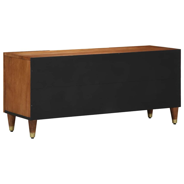 TV-skab Honningbrun 105 x 33 x 46 cm Massivt mangotræ