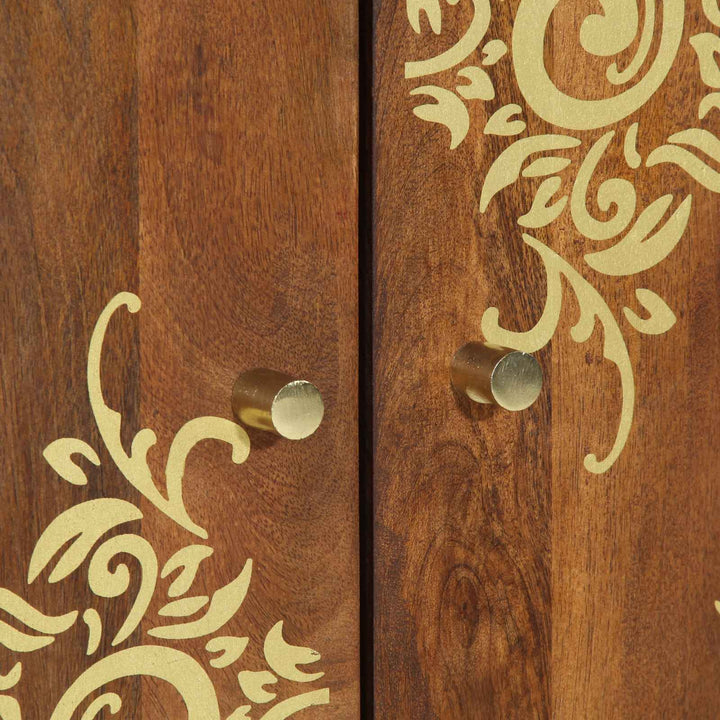 Sideboard Brun 60 x 33 x 75 cm Massivt mangotræ